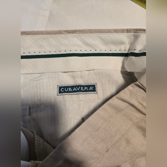 Cubavera Men's Cream Pants 32x30 - Picture 3 of 4